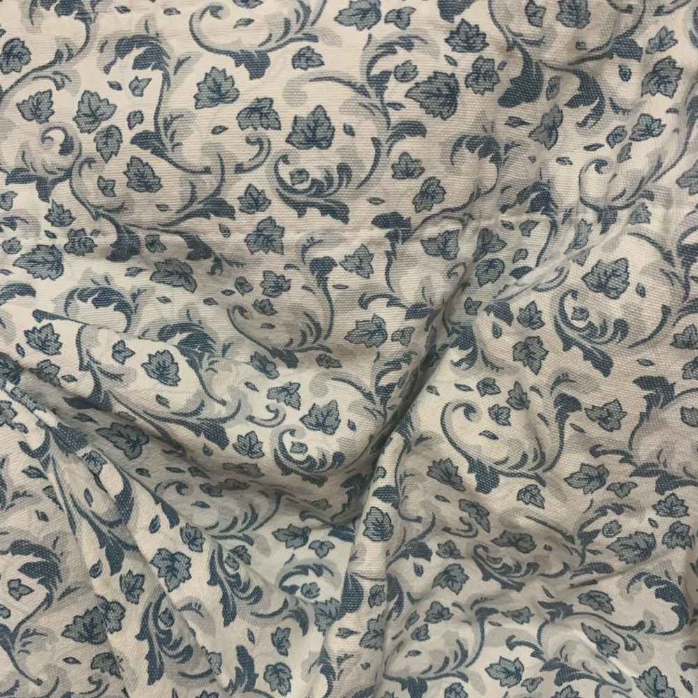 Waverly Blue Floral Valance